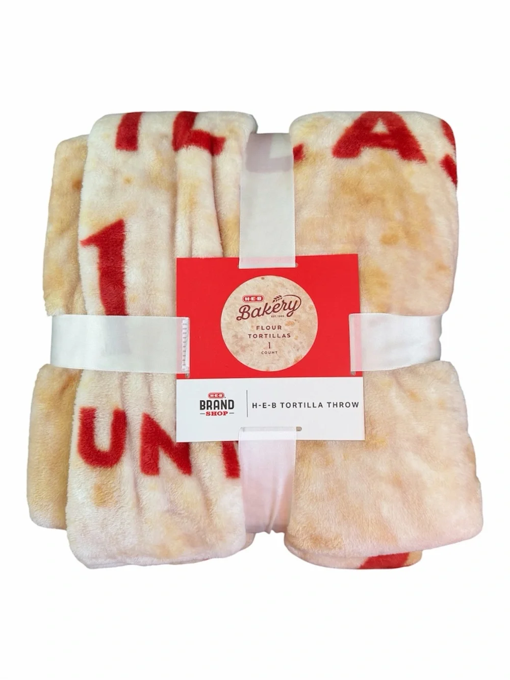 H‑E‑B Brand Shop Bakery Flour Tortilla Throw Blanket